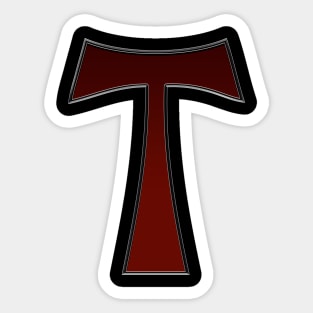 Templar cross 6 Sticker